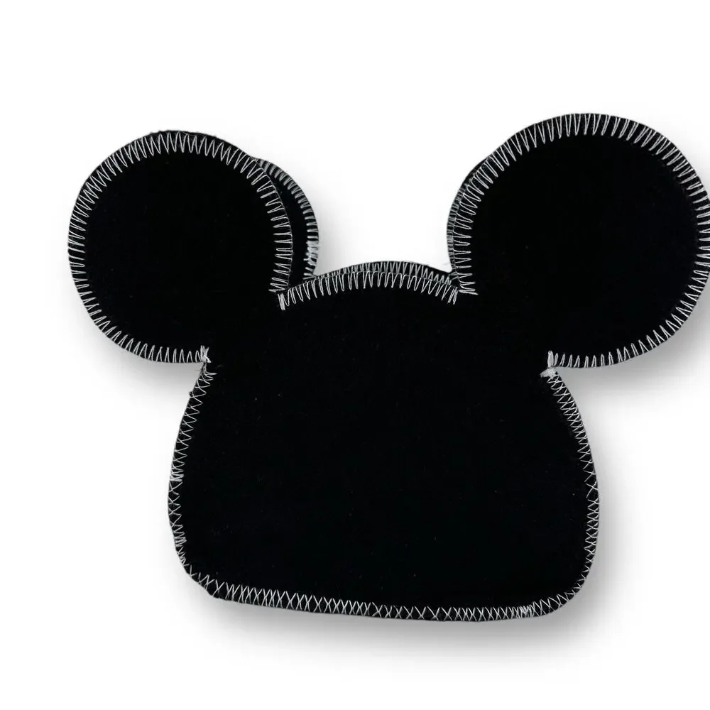 Disney Mickey Mouse Black Ear 2 Piece Felt Nursery Storage Caddy Set Lot